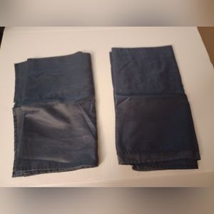 4/$40  Navy Blue 2 pc. Valance Curtain